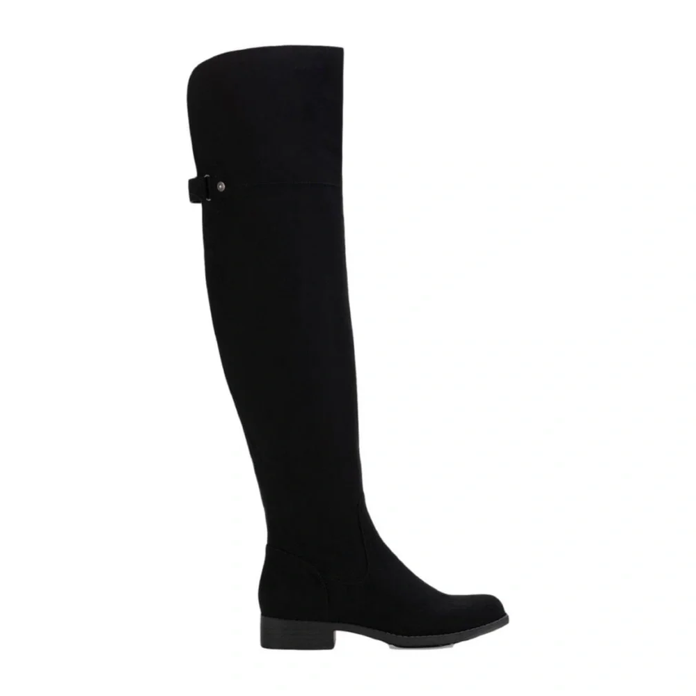 Sun+Stone Allicce Round-Toe Zip Up Dress Boots, Wide Calf, Black Size 8 NEW